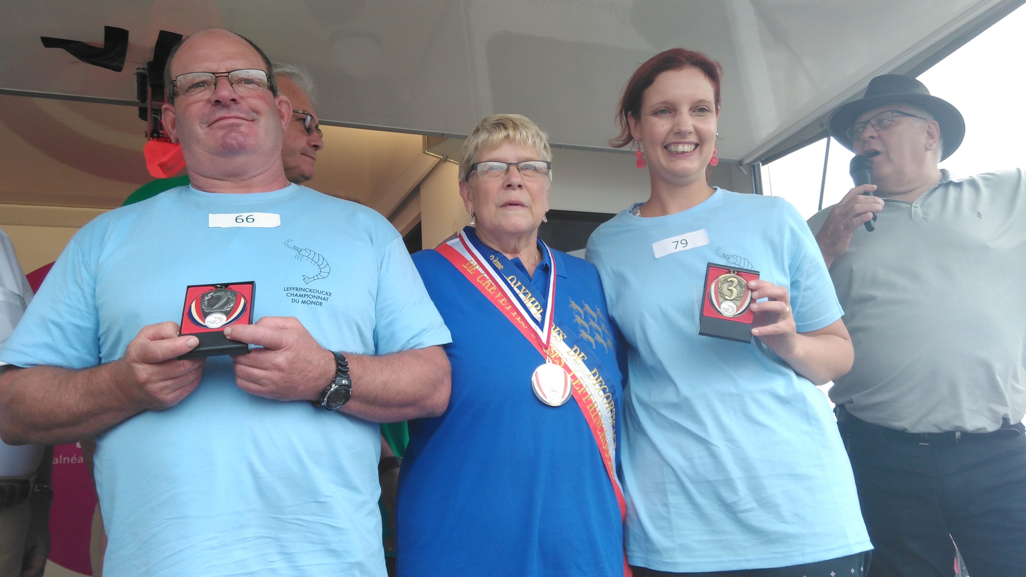Nicole Vanzinghel a raflé son dixième titre de championne du monde de décorticage de crevettes grises