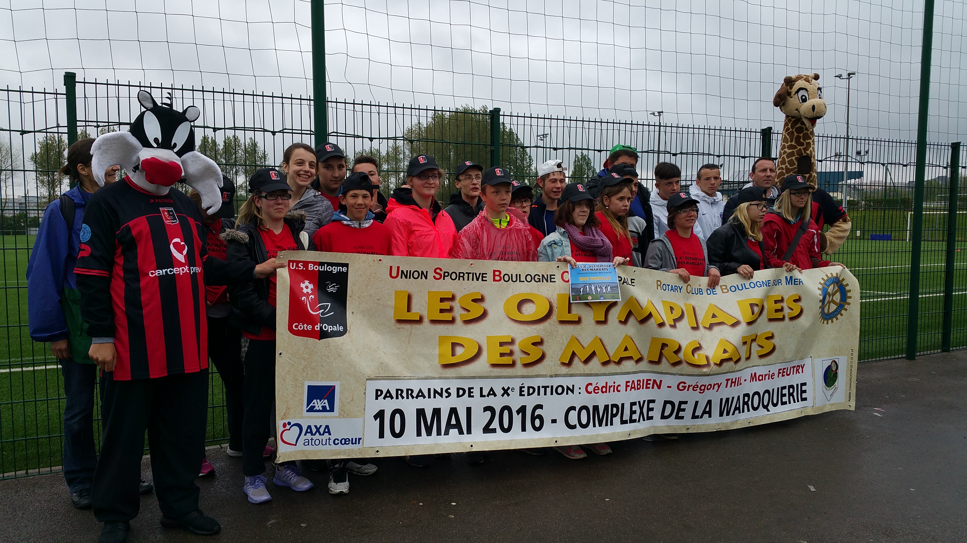 Près de 200 enfants des IME de la côte d'opale ont participé aux 10e Olympiades des margats à Boulogne sur mer sur les terrains de l'USBCO !