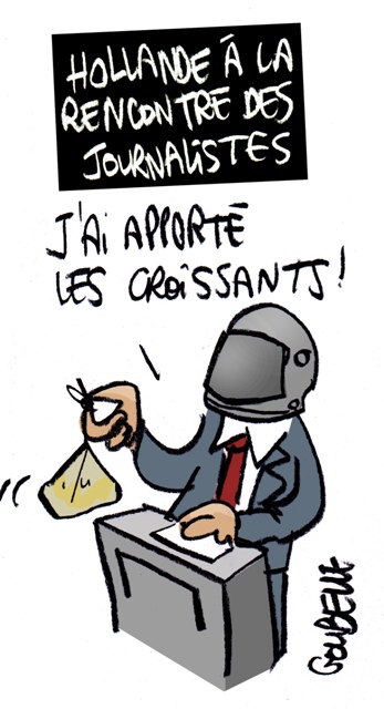 Zoom sur Dominique Goubelle dessinateur de presse qui travaille pour VSD mais pas que.